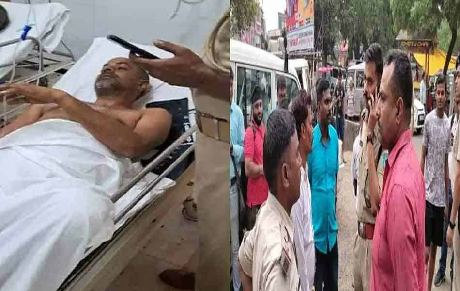 BJP leader shot