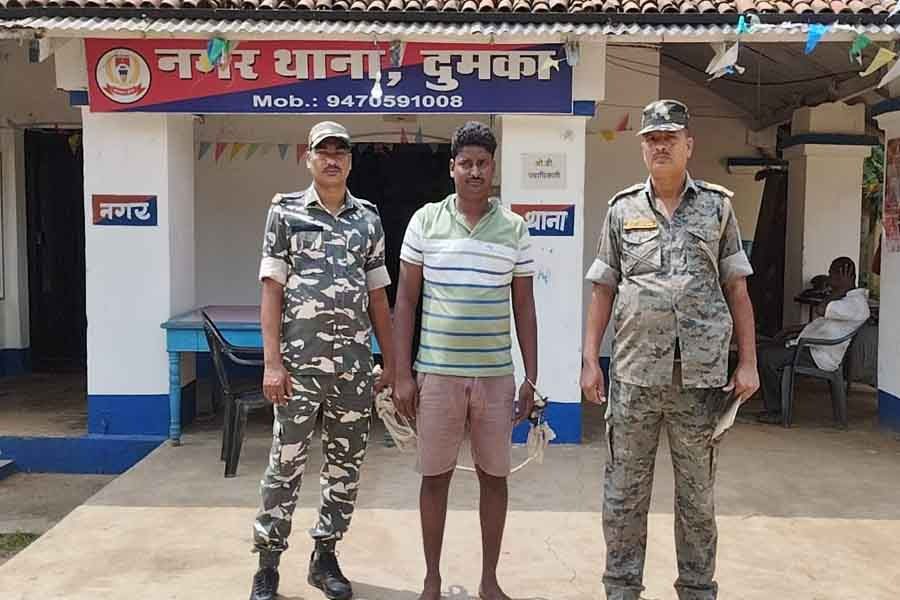 दुमका फरार साइबर ठगी का आरोपी गया जेल