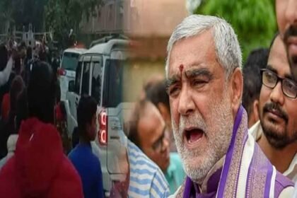 Ashwini Choubey's convoy attacked