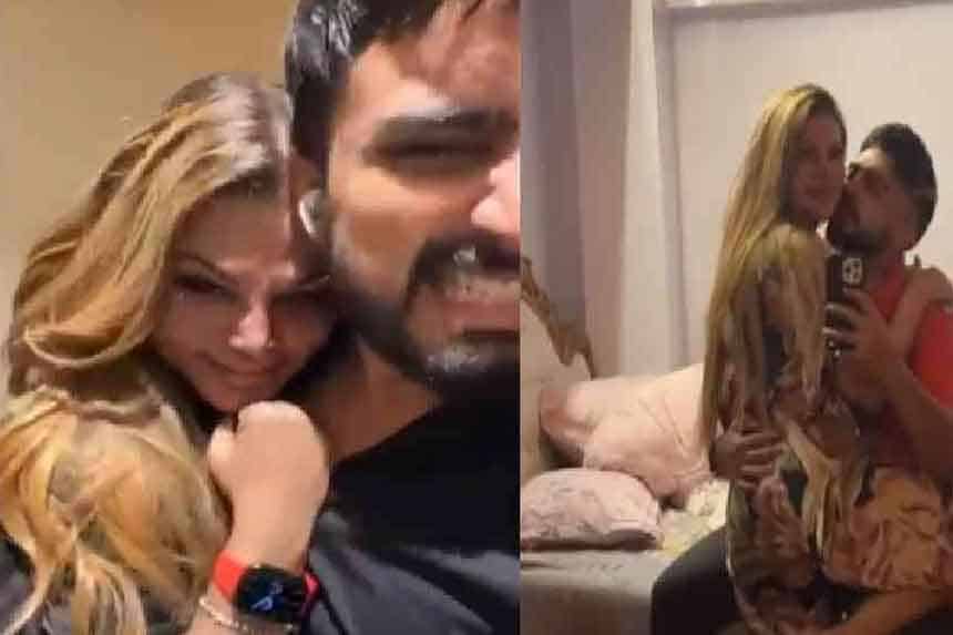 Rakhi Sawant and Adil's romantic bedroom video