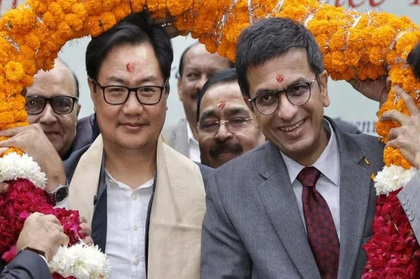 DY Chandrachud-Kiren Rijiju