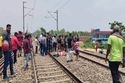 dies after being hit by train