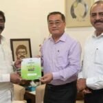 74th festival Invitation letter handed over to Hemant Soren to attend the as the chief guest