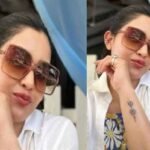 Actress-Shubhangi-Atre-recently-got-Om-and-lotus-symbol-tattooed-on-her-wrist