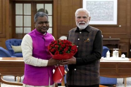 BJP President Marandi met PM Modi