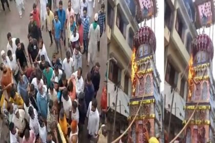 Bokaro, Muharram procession came under the grip of high tension line, 4 died
