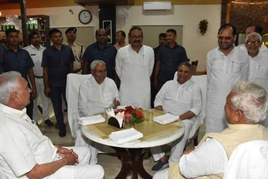 CM Nitish refused to say anything on lathicharge