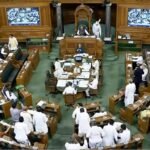 Discussion on Manipur Amidst uproar and sloganeering, the government introduced three bills in the Lok Sabha