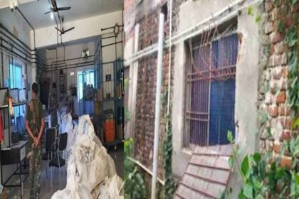 Giridih Flipkart's office estimated that many valuable parcels including 1 lakh cash were stolen.