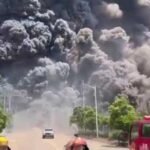 Huge explosion in China's