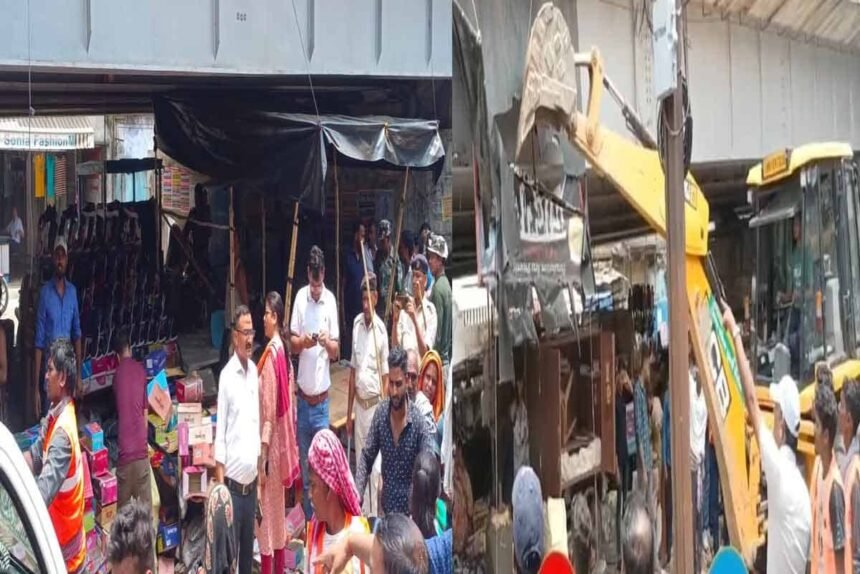 Jhumritilaiya Campaign to remove encroachment started