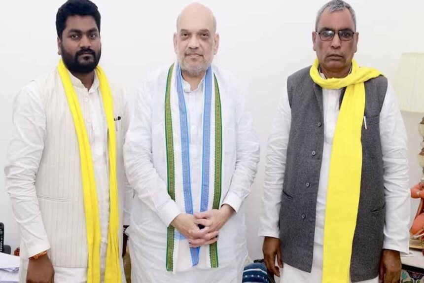 BJP NDA Amit Shah Omprakash Rajbhar NCP Now Omprakash Rajbhar of UP has become a part of NDA, earlier he was friends with SP.