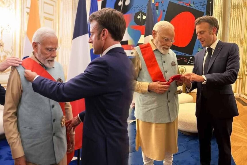 PM Modi became the highest citizen of France, got the highest civilian honor