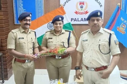 Palamu's new SP Rishma Rameshan took charge