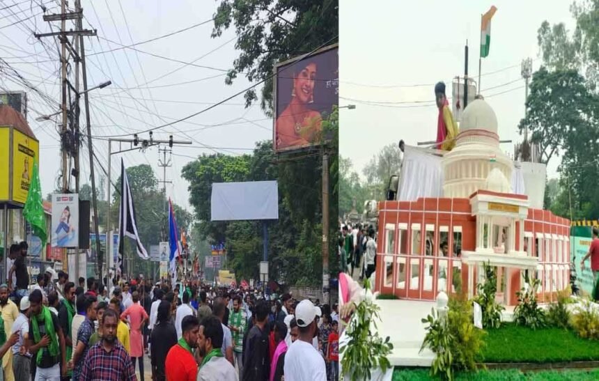 Ranchi Muharram procession took place amid tight security