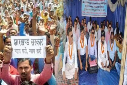 Tet pass Para teachers of Jharkhand started the movement again