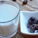 drink black raisins mixed with milk at night, then you will be healthy.