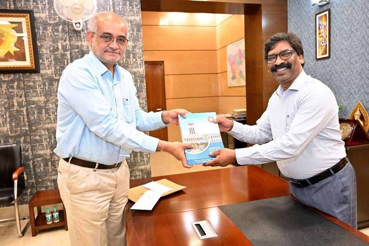 jharkhand-ranchi-news-hemant-soren-met-bit-mesra-dr-vice-chancellor-of-indranil-manna