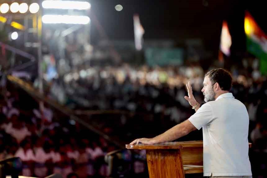 Congress leader Rahul Gandhi on Sunday alleged that BRS, BJP and AIMIM are working in partnership.