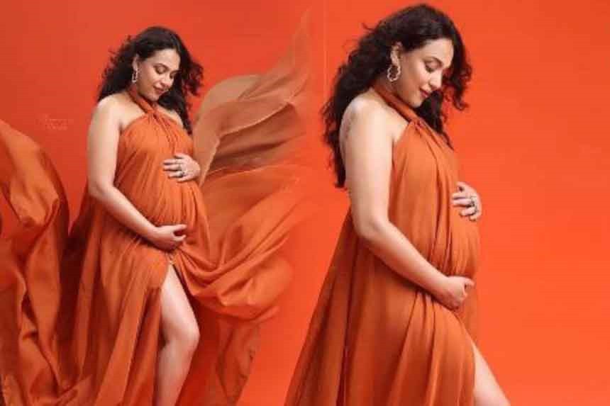 Swara Bhaskar Maternity Photoshoot There was an uproar after seeing her in saffron dress