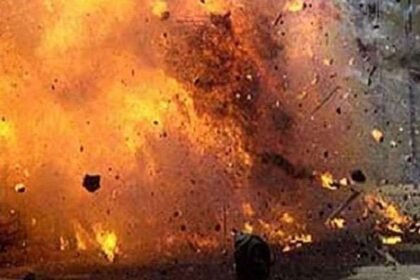 A bomb exploded in a closed house late at night, sensation spread in the area