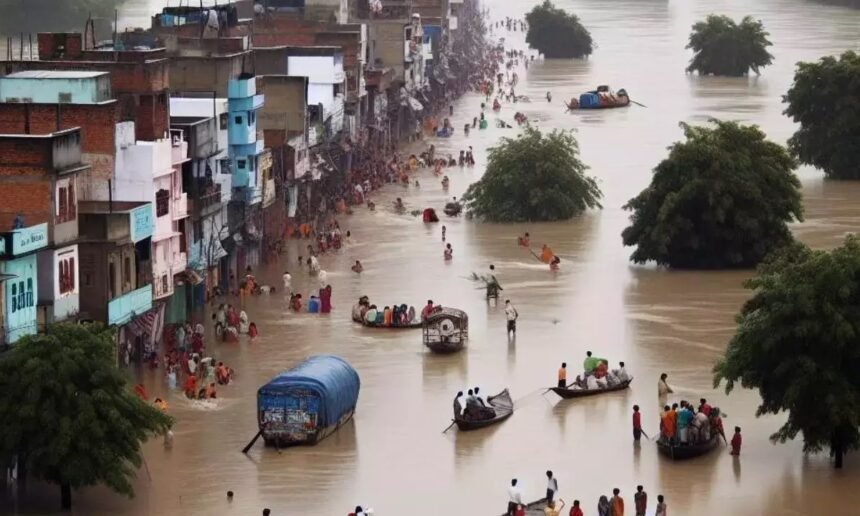 Floods wreak havoc in 16 districts of Bihar, more than 16 lakh people affected