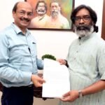 Former MP Ajay Maru met Hemant Soren