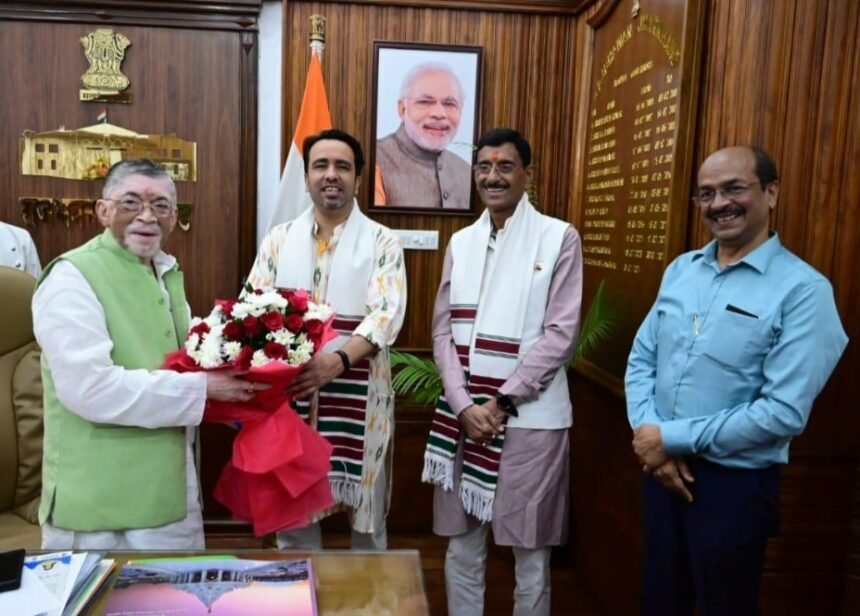Jayant Chaudhary met the Governor