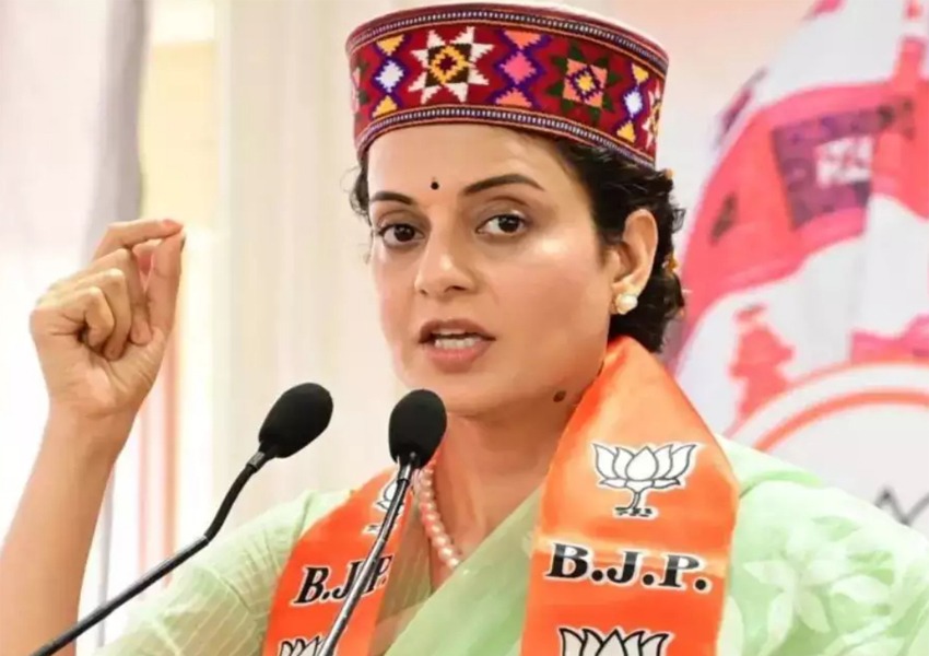 Mandi's BJP MP and actress Kangana Ranaut troubles her own party...