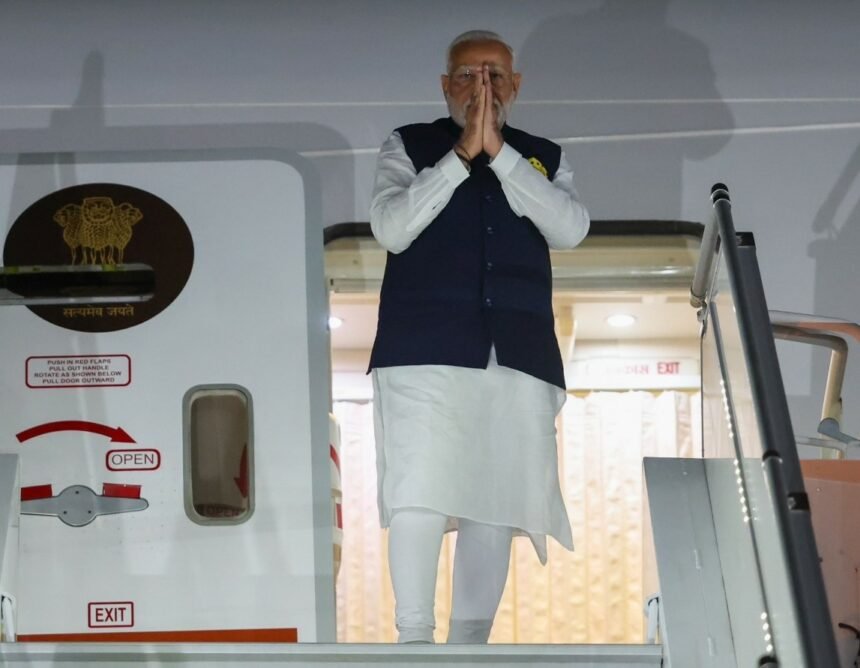 PM Modi returns to India