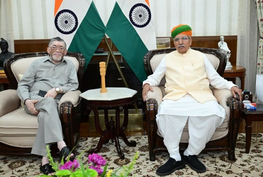 Arjun Ram Meghwal met the Governor