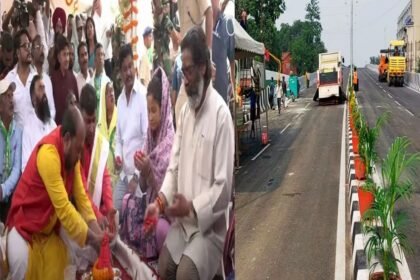 CM Hemant Soren inaugurated Kantatoli flyover, drove the car himself on the flyover