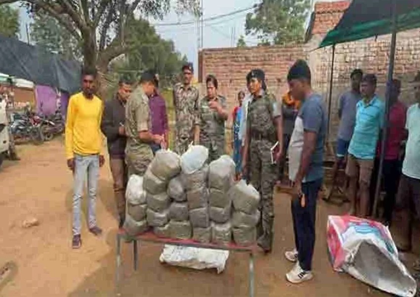 Ganja recovered In Bus
