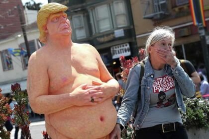 Naked Trump Statue