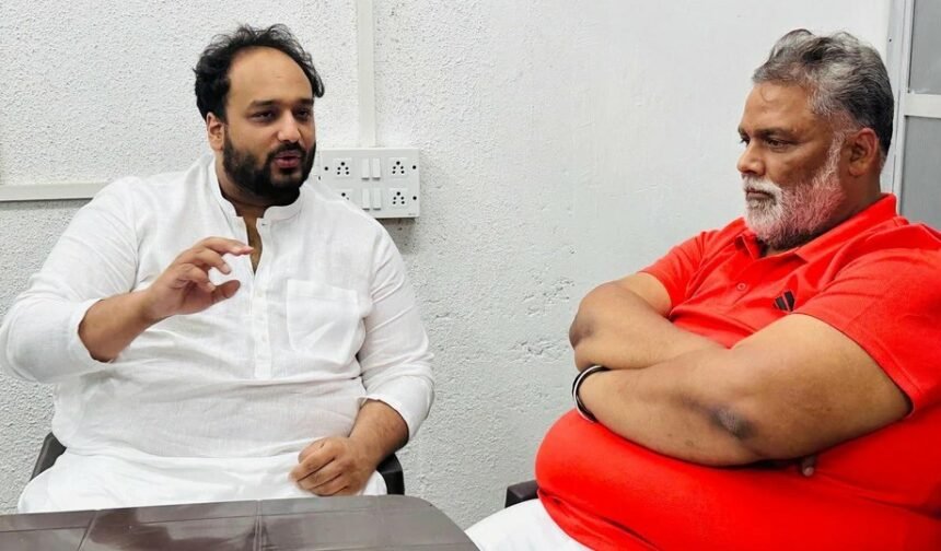 Pappu Yadav met Baba Siddiqui's Son