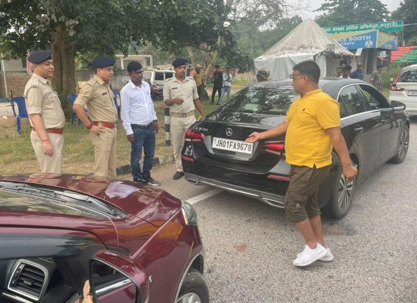 Surprise inspection of Patratu-Khelari Road