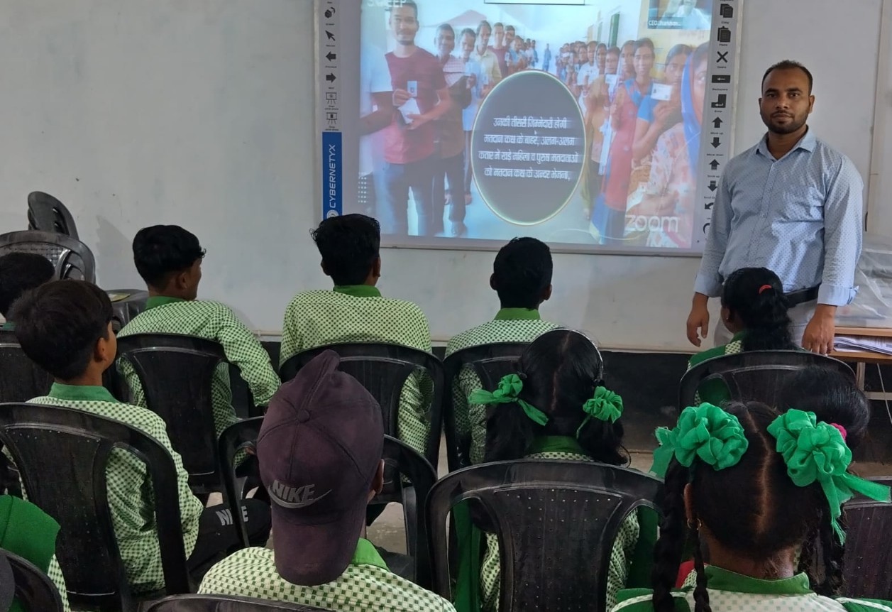 Training given Students for Voting