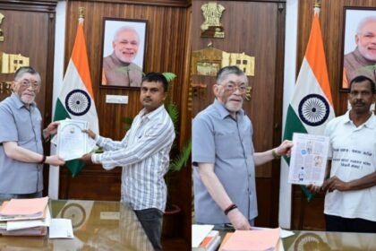 Vice Chancellor in charge of Binoba Bhave met the Governor