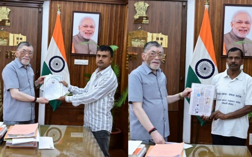 Vice Chancellor in charge of Binoba Bhave met the Governor