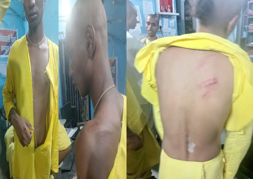 … and suddenly two groups of priests started fighting with sticks in the ISKCON temple of Patna, after this…