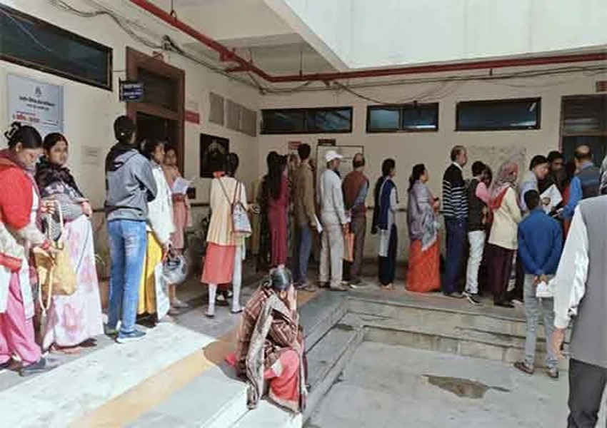 Crowd of People Gathered to Get Ration Card - News Aroma Crowd of People Gathered to Get Ration Card