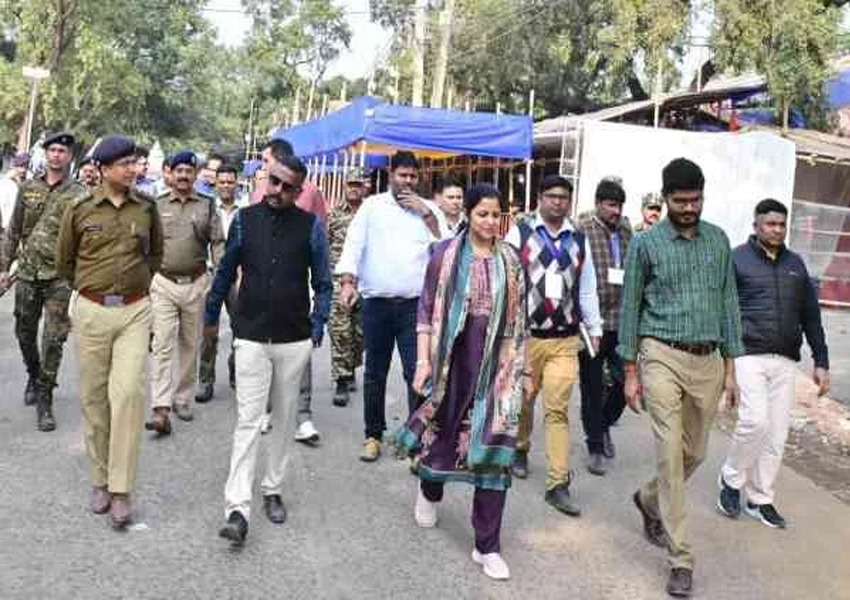 DC Madhavi Mishra Inspected
