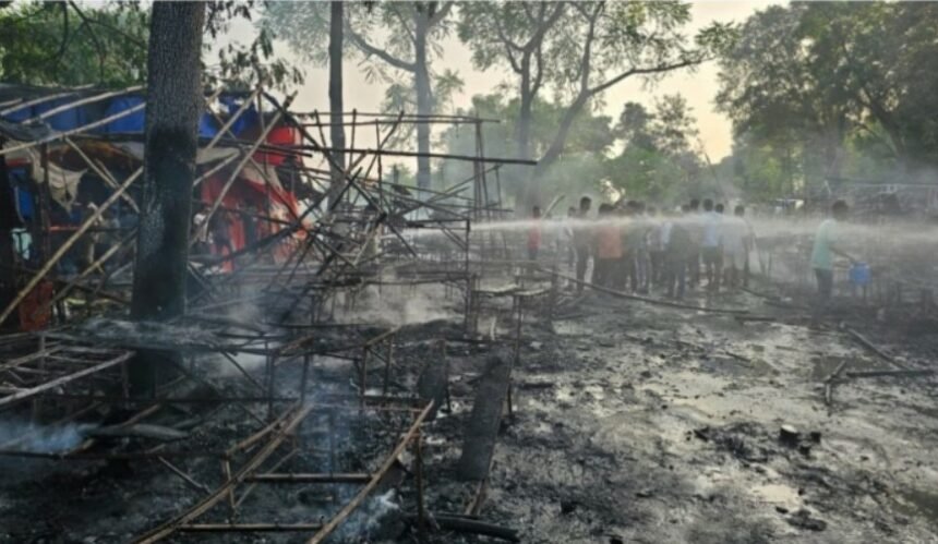 Fire in Shops