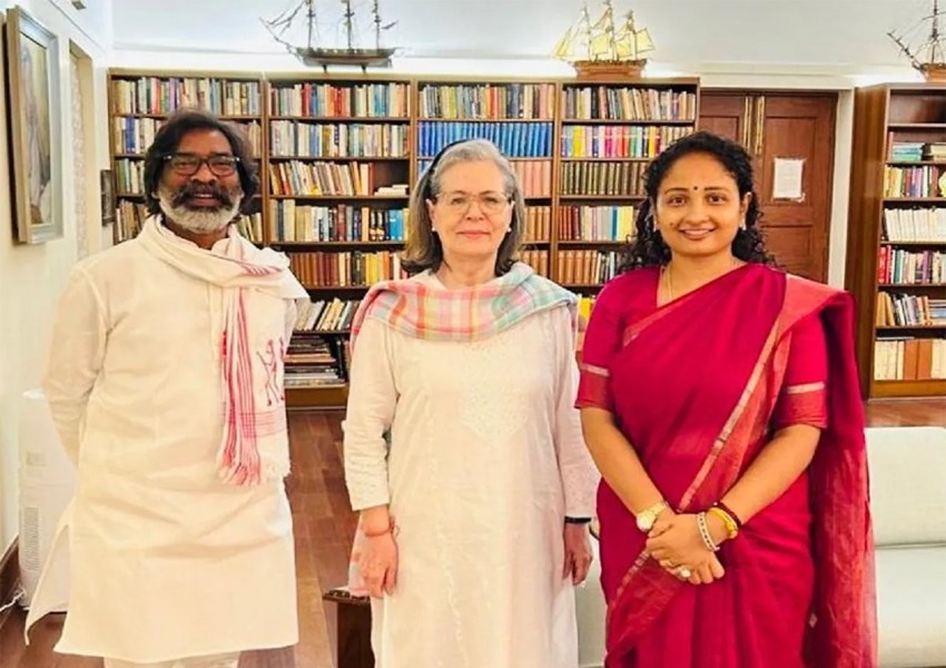 CM Hemant congratulated Sonia Gandhi CM Hemant congratulated Sonia Gandhi