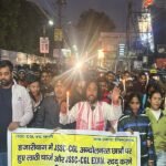 Protest Against Lathi Charge