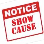 shows cause