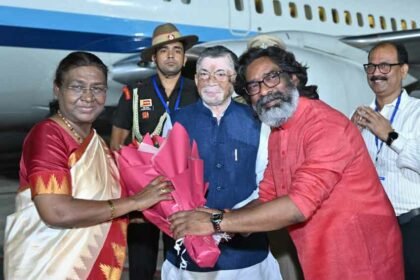 President-Draupadi-Murmu-will-reach-Ranchi-at-6-oclock-night-stay-will-be-at-Raj-Bhavan-BIT-Mesra-Airport