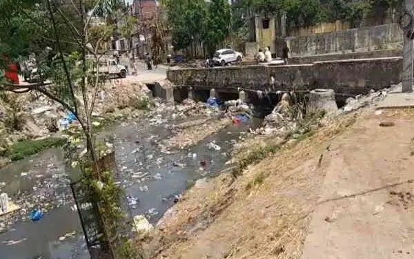  Harmu river has become a poisonous drain