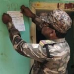 Chatra police pasted the advertisement