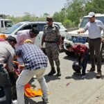 DTO Jitendra Yadav showed humanity, took the woman injured in a road accident to the hospital